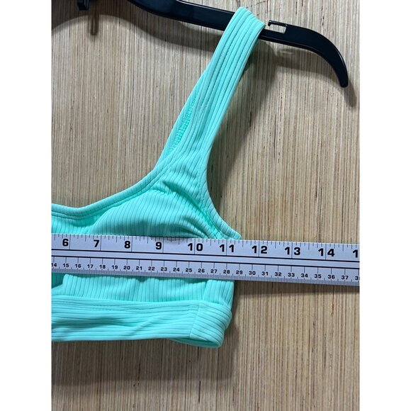 Stoney Clover Ln - Women's High-Waisted Two Piece Bikini In Light - Green - XXS - Picture 6 of 16